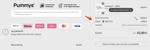 Pummys Rabattcode