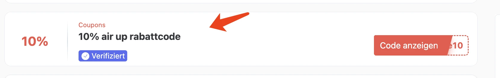 1. Klicken Sie auf "Code anzeigen".