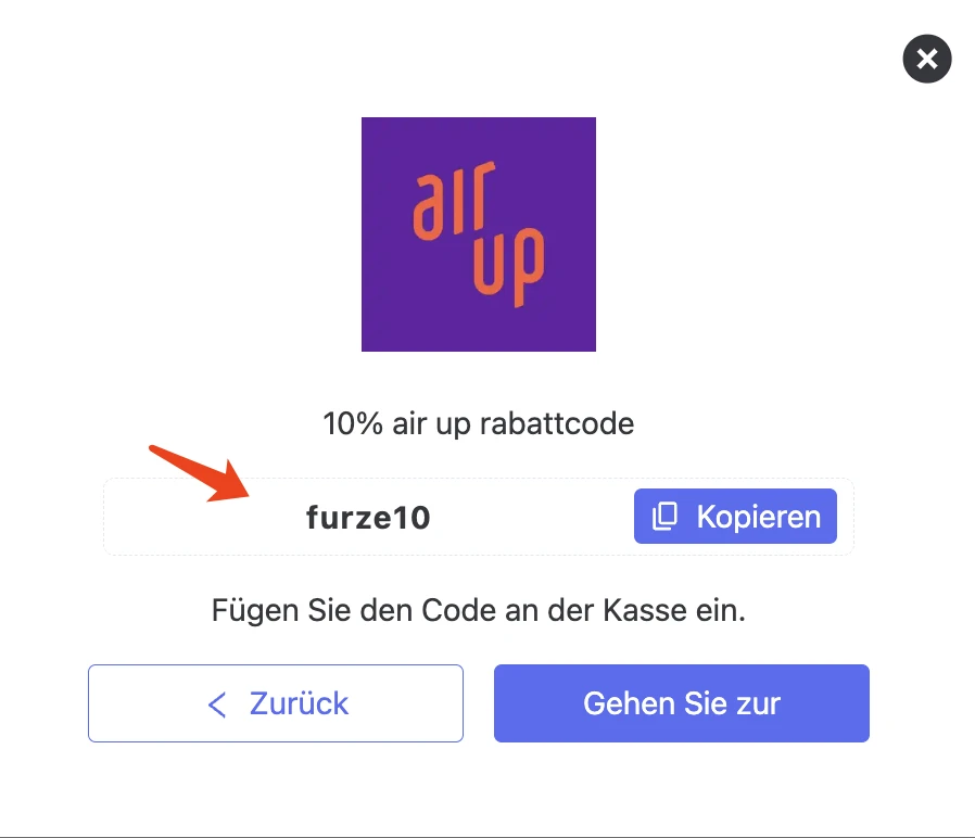 2. Klicken Sie auf "Kopieren".