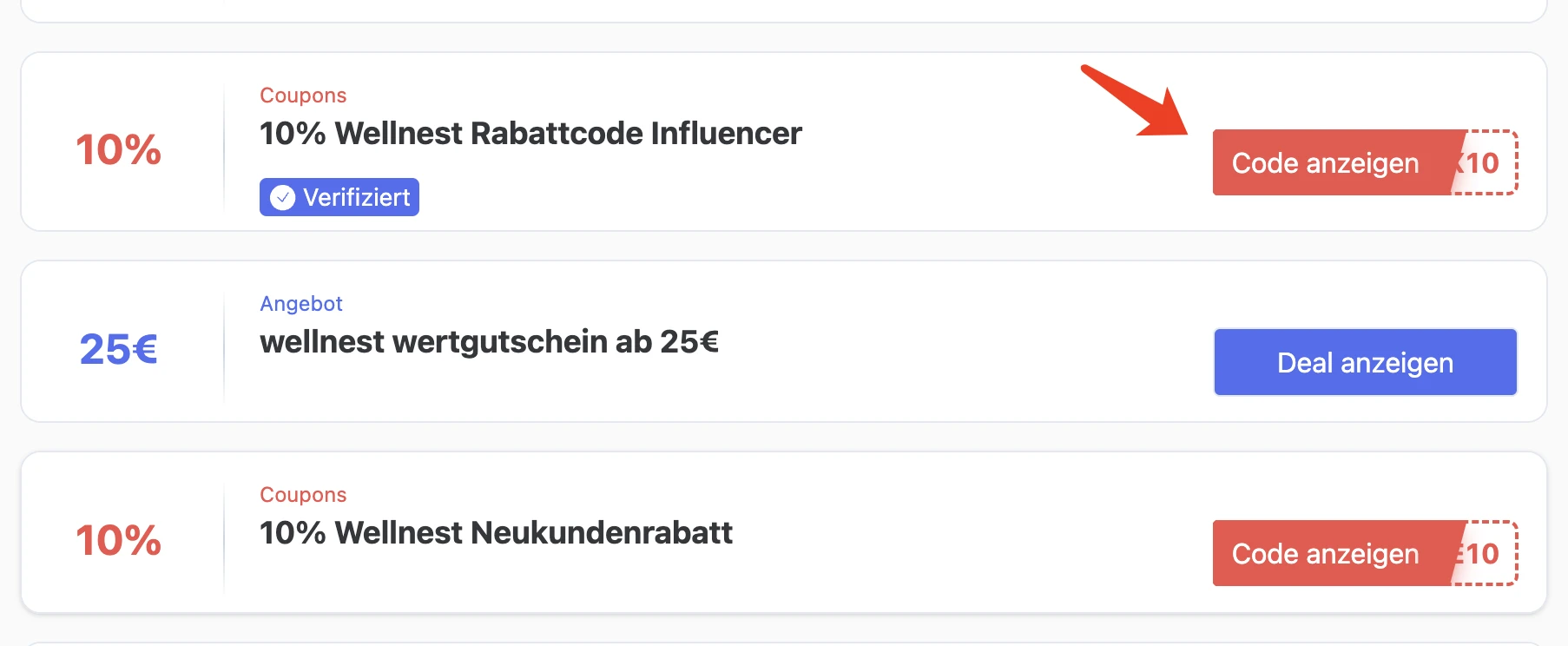 1. Klicken Sie auf "Code anzeigen".