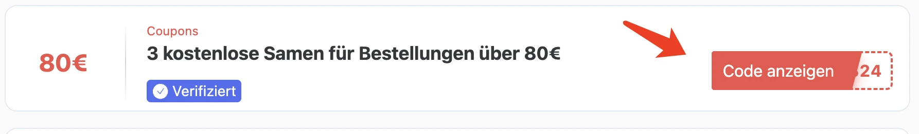 1. Klicken Sie auf "Code anzeigen".