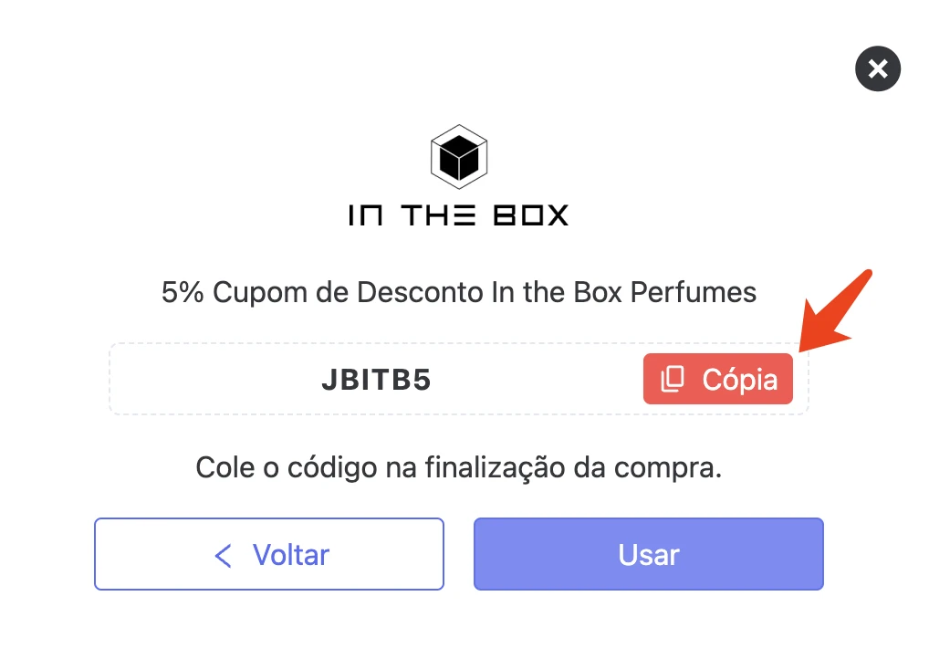 2. Clique em “Copiar“.